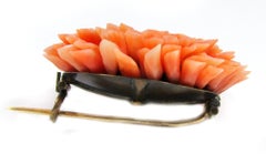 Victorian Coral Pearl Gold Demi-Parure