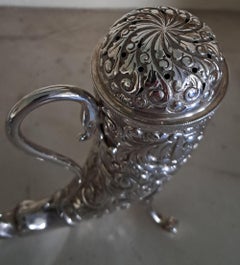 Victorian Cornucopia sugar caster/sifter , Horace Woodward & Co Ltd, London 1898