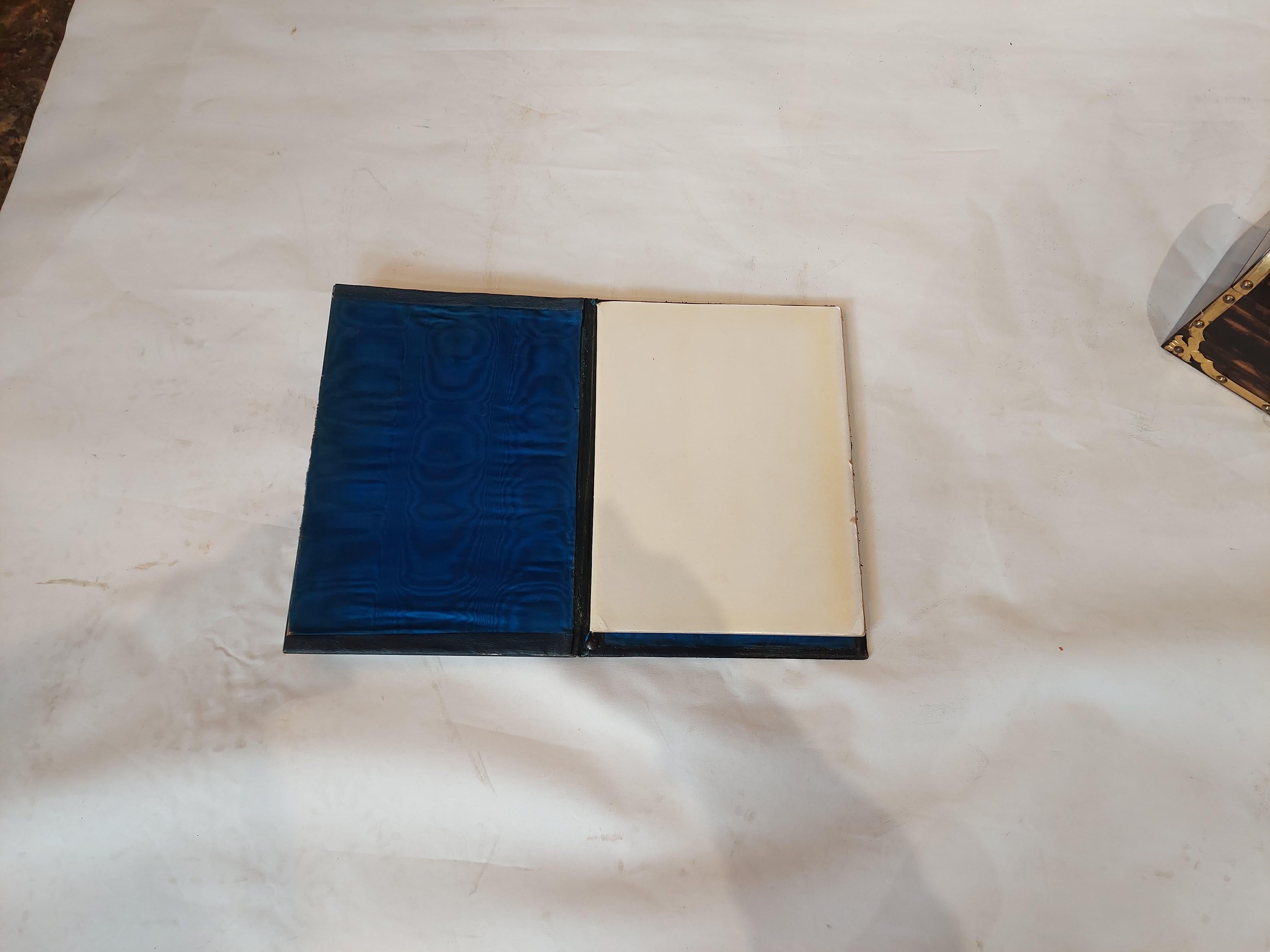 English Victorian Coromandel Desk Set Letter Box For Sale