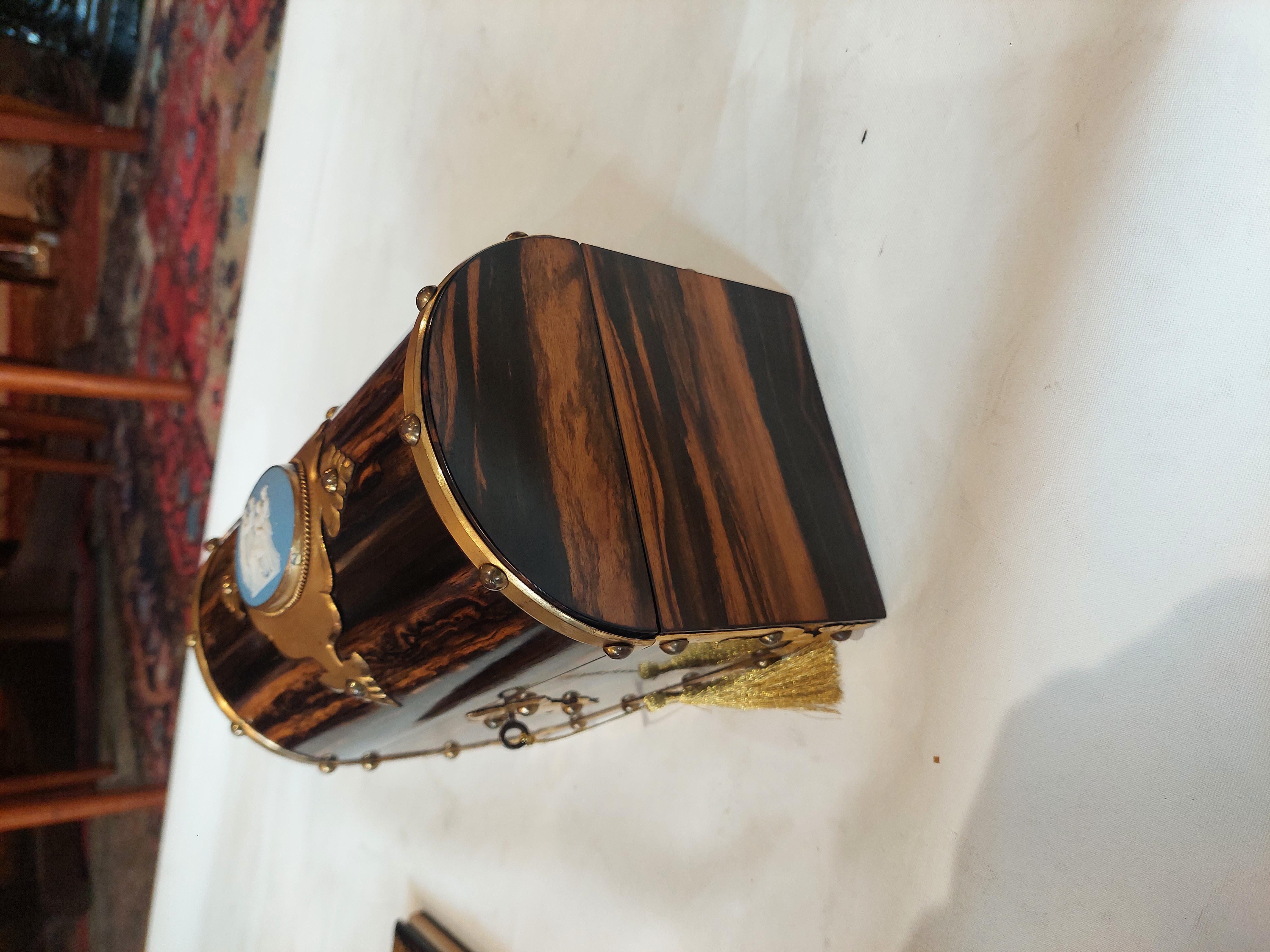 Victorian Coromandel Desk Set Letter Box For Sale 1