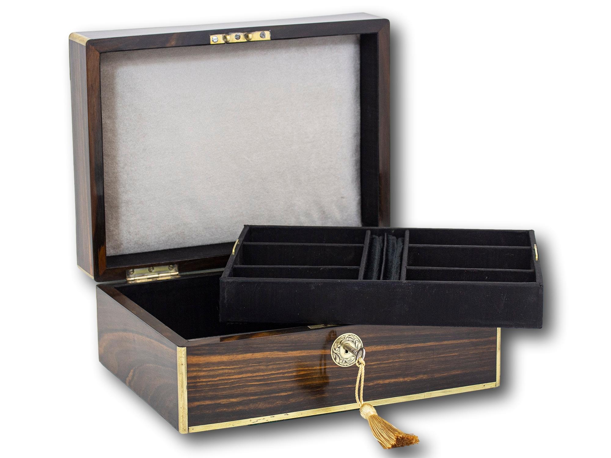 Victorian Coromandel Jewellery Box 2