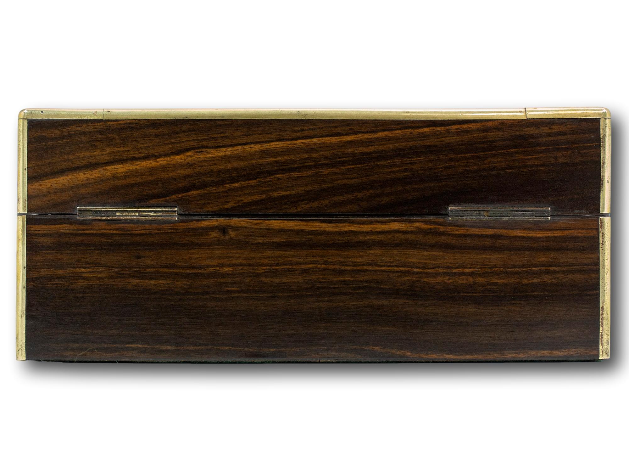 Hand-Crafted Victorian Coromandel Jewellery Box