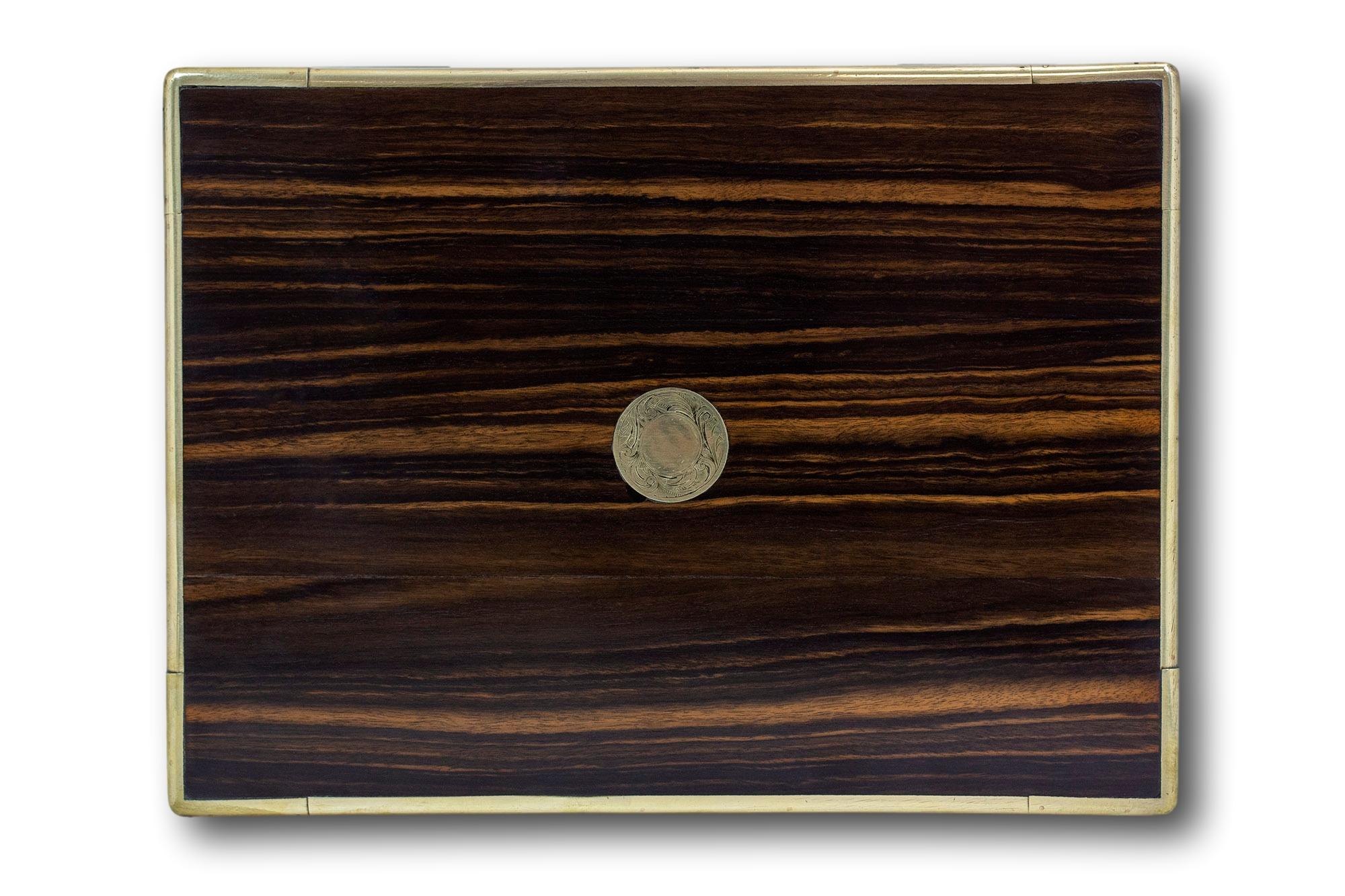 19th Century Victorian Coromandel Jewellery Box