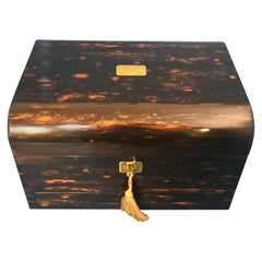 Antique Victorian Coromandel Jewelry Box