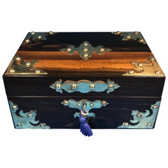 Antique Victorian Coromandel Jewellery Box