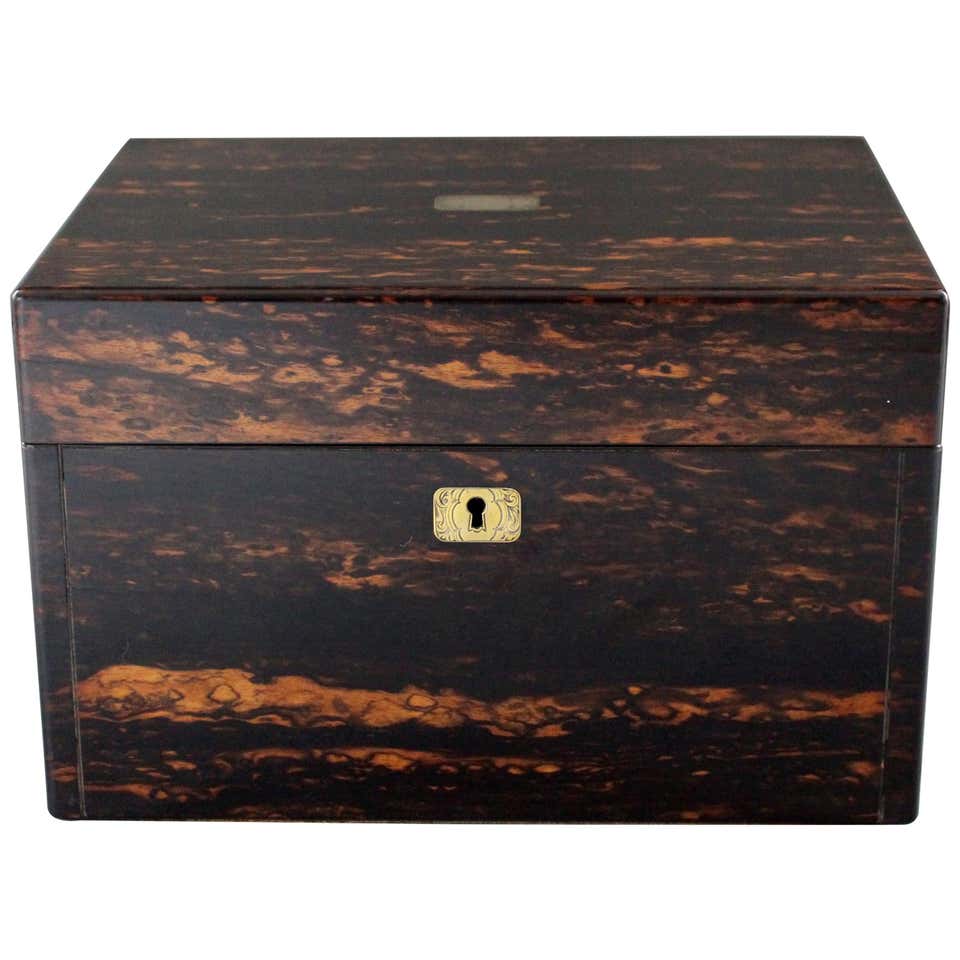 William IV Tortoise Shell Tea Caddy at 1stDibs