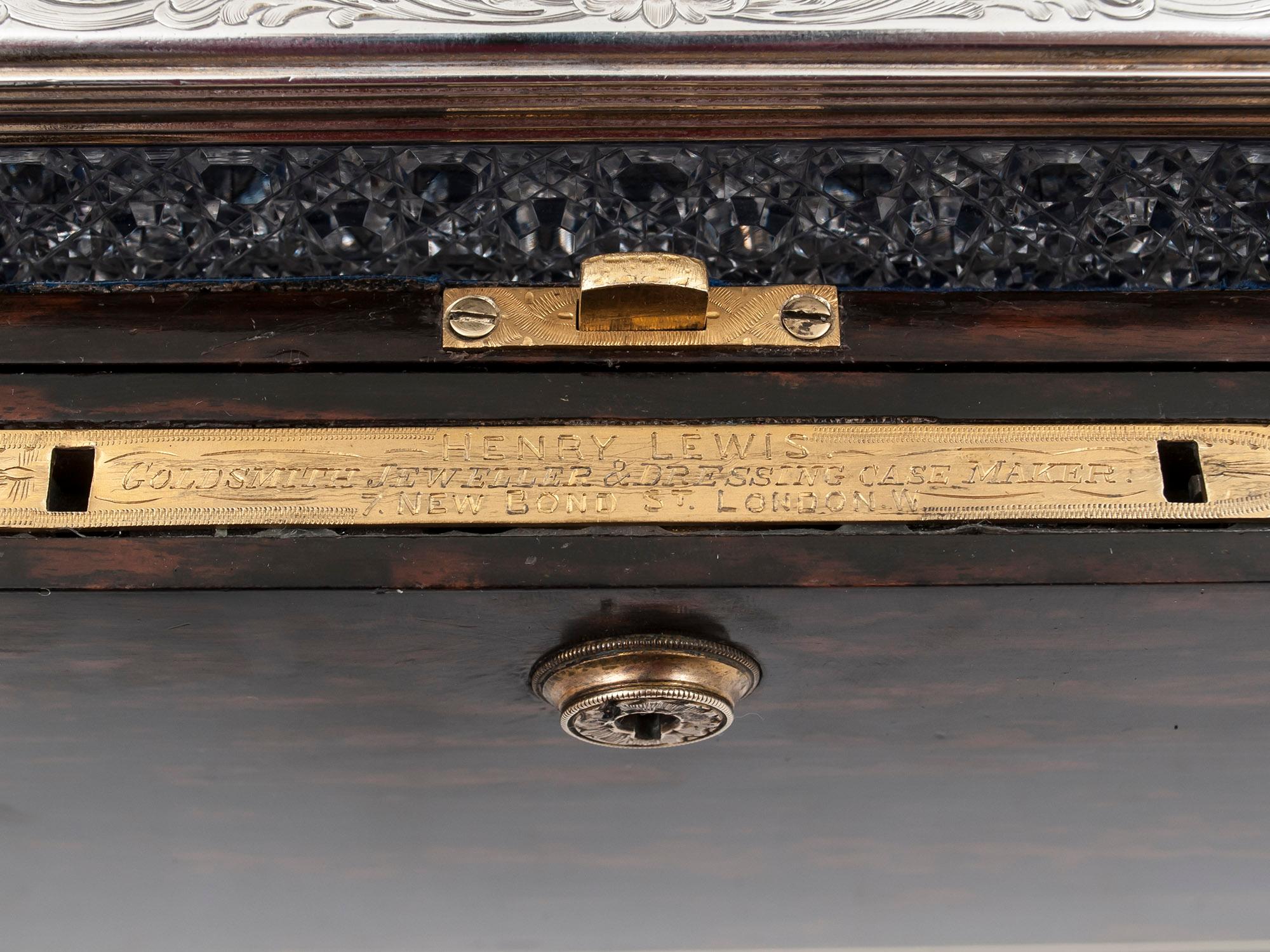 Victorian Coromandel Vanity Box Glyn Cywarch Estate For Sale 7