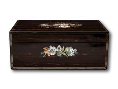 Victorian Coromandel Writing Box with Secret Compartment