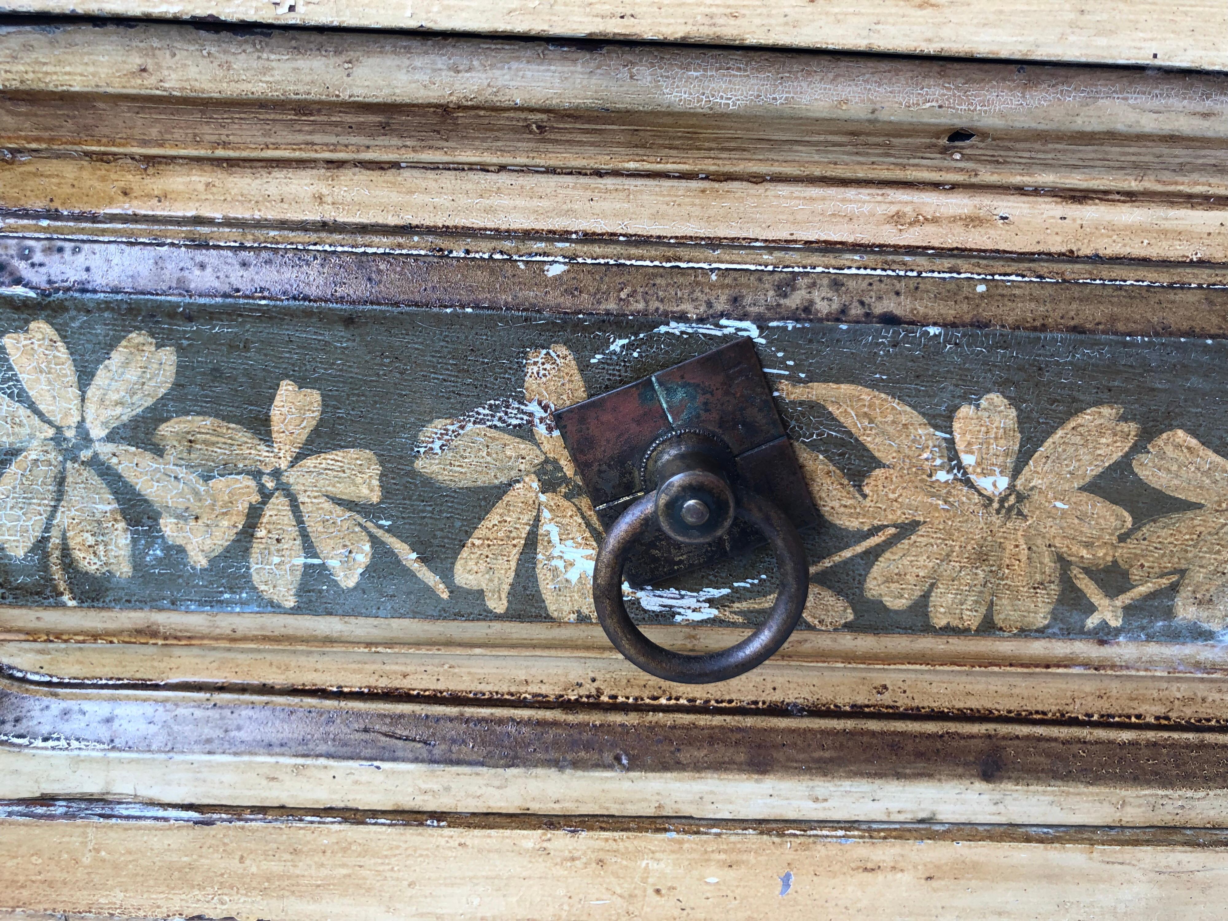 Victorian Cottage Style Hand-Painted Marble Top Dresser 2