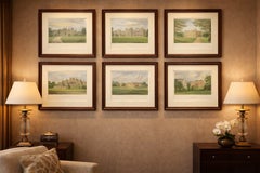 Victorian Country House Lithographs– Garnstone, Knowsley, Eaton, Holme Lacy 1850