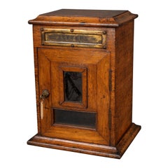 Victorian Country House Oak Letterbox