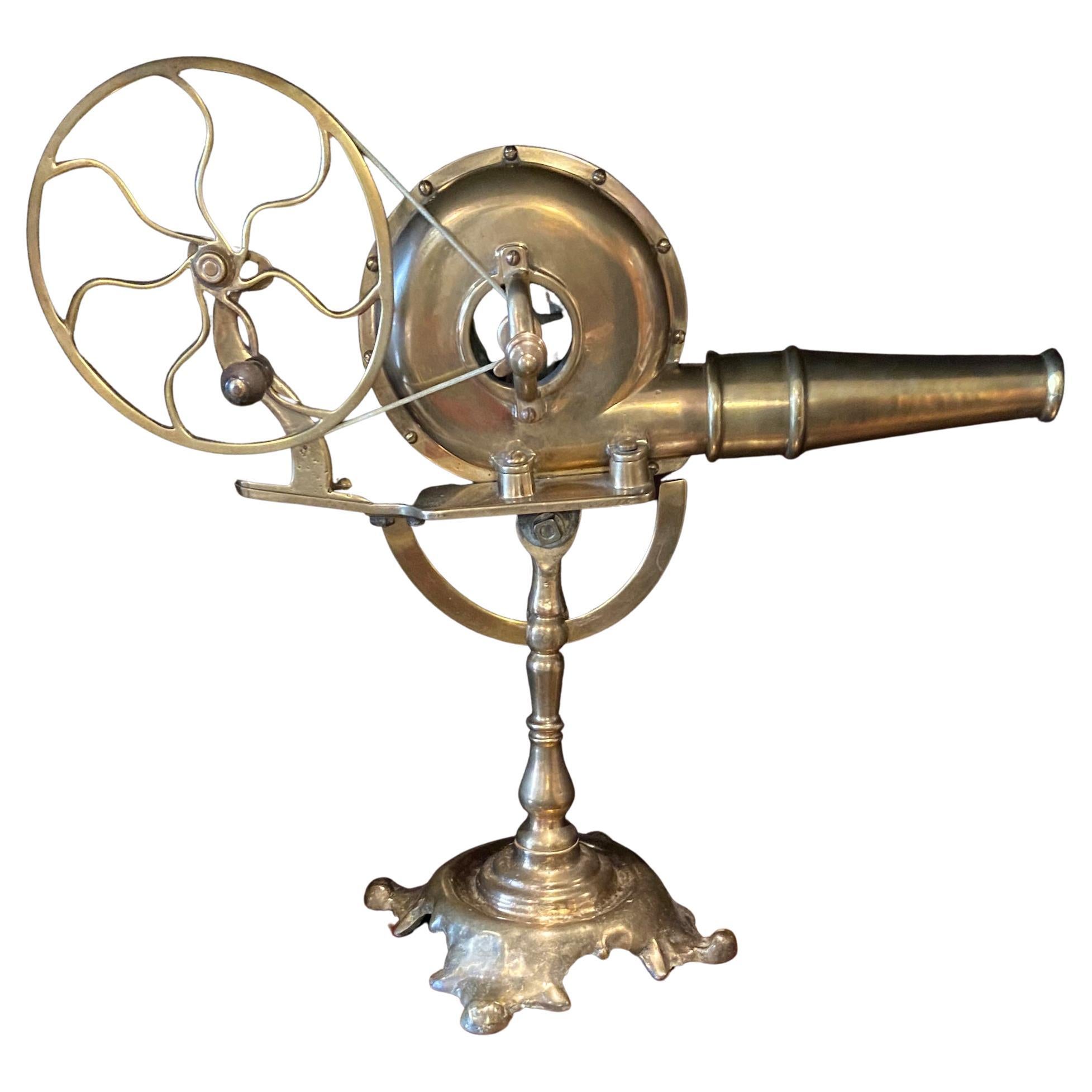Victorian Country House Stately Home Fire Side Companion Peat Blower For Sale