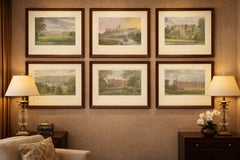 Victorian Country House Views – Harewood, Chatsworth, Windsor Castle, ca.1850