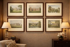 Victorian Country House Views – Trentham, Burghley, Alton Towers, ca.1850