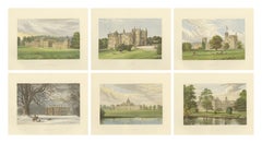 Victorian Country House Views – Wentworth Woodhouse, Castle Howard, Wilton, 1850