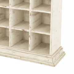 Victorian Country White Apothecary Cabinet