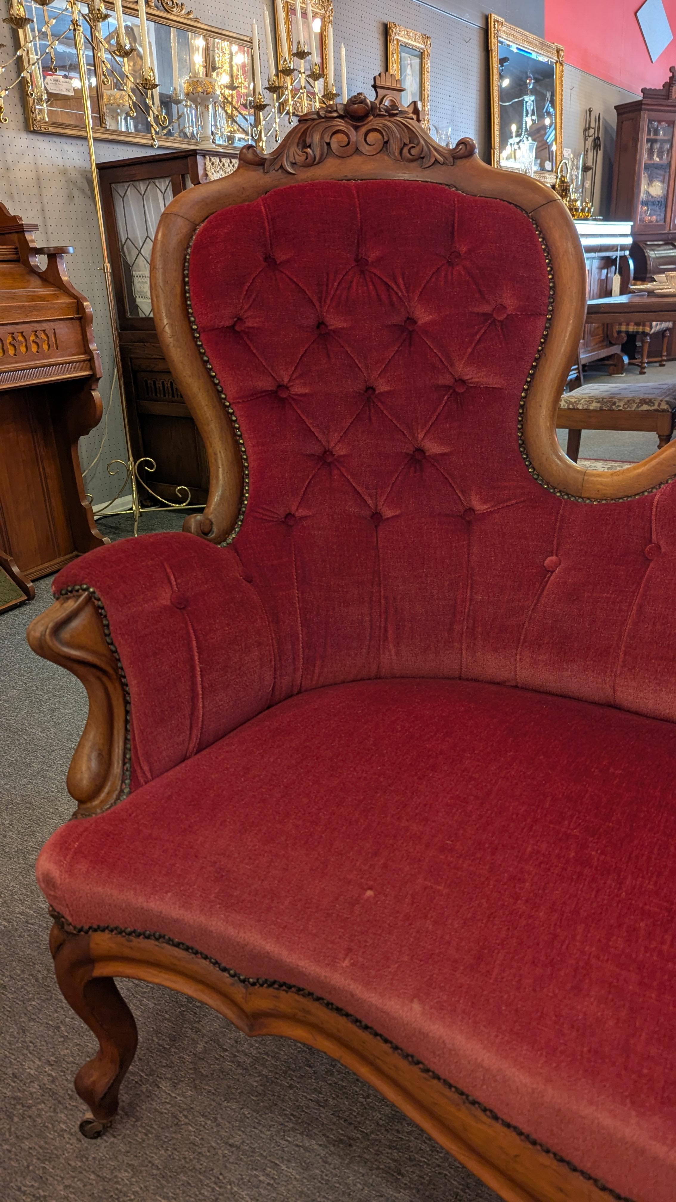 Mohair Sedia da corteggiamento vittoriana in vendita