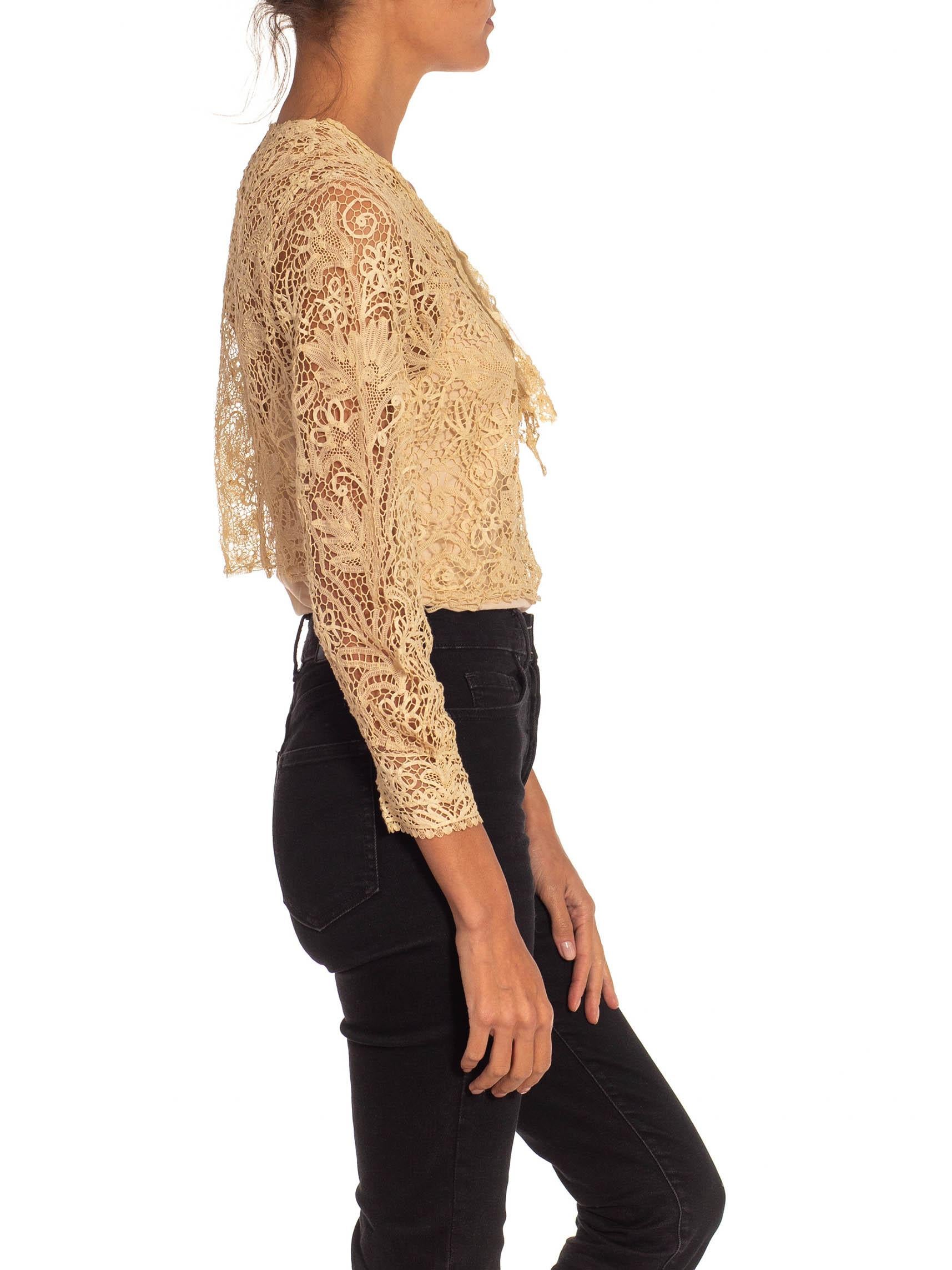 battenburg lace blouse