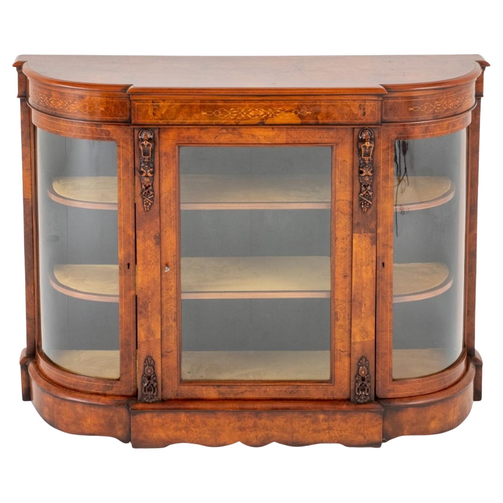 Victorian Credenza Cabinet Walnut, 1860