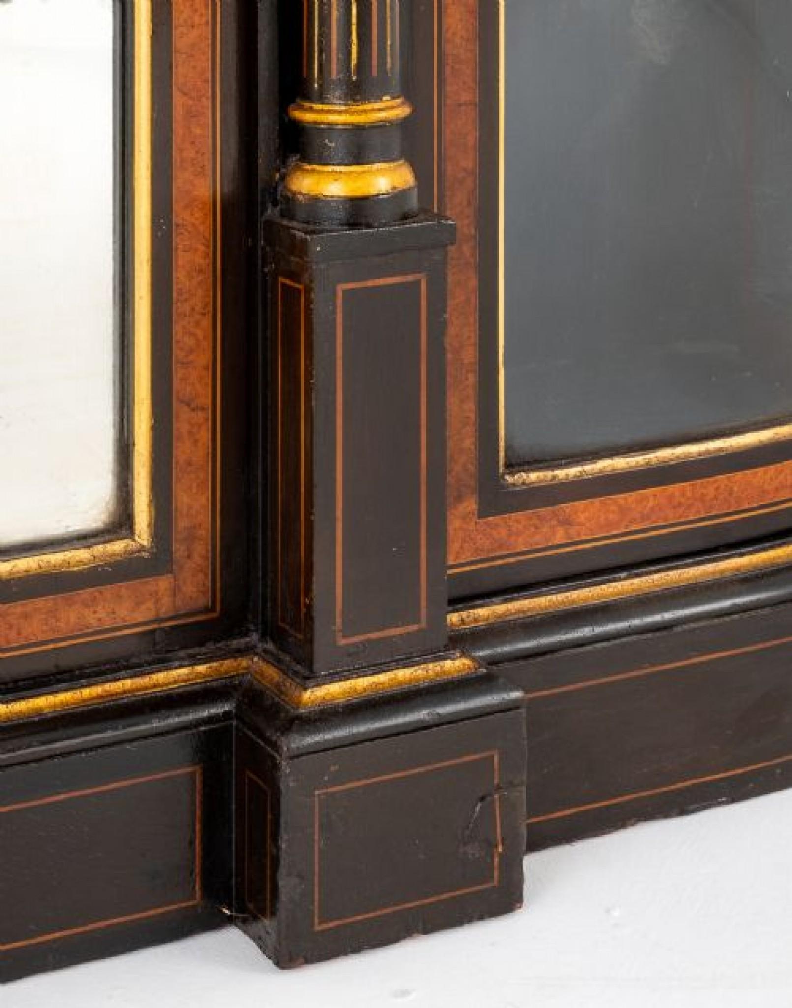 Victorian Credenza Ebonised Sideboard, 1860 For Sale 1