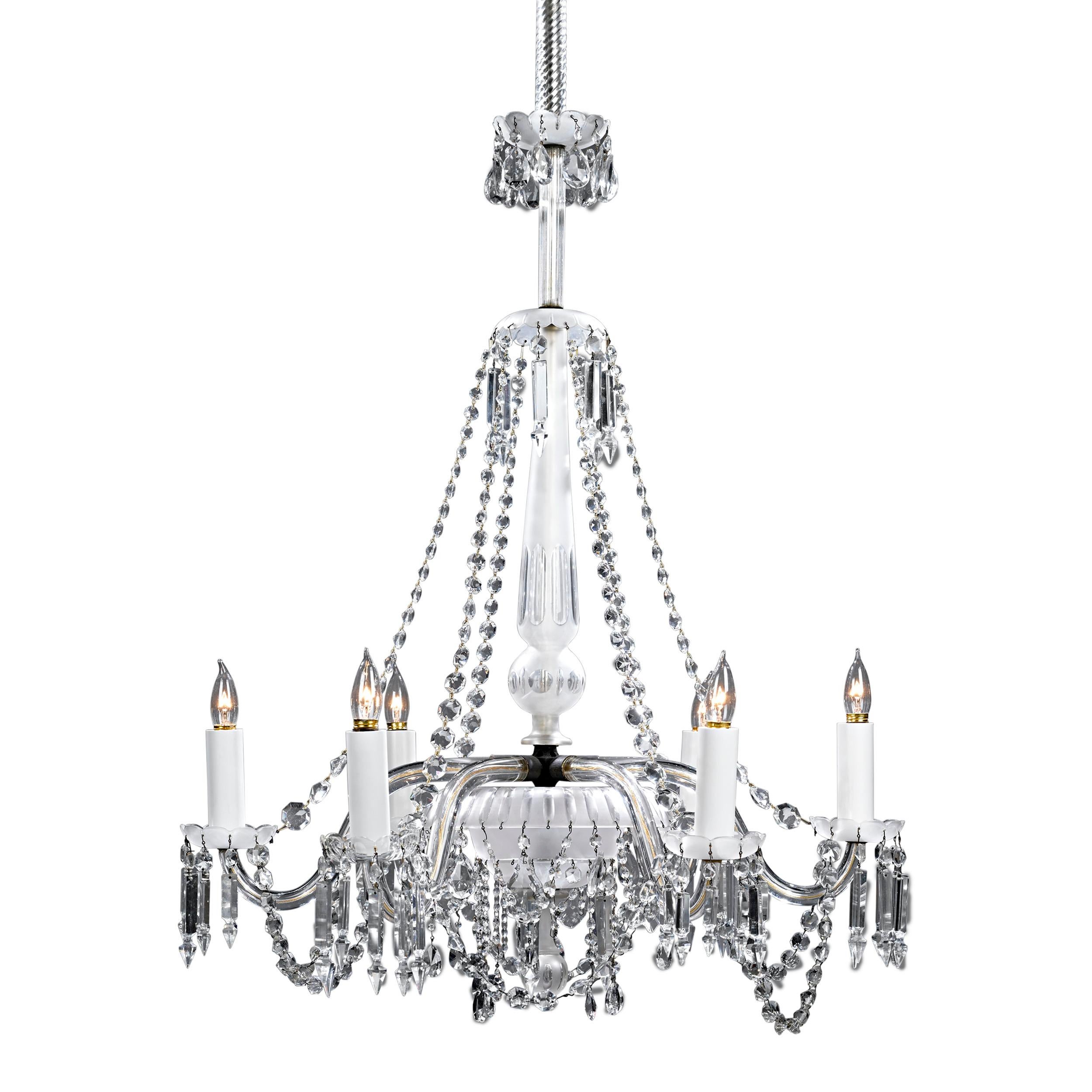 Inconnu Lustre victorien en cristal en vente