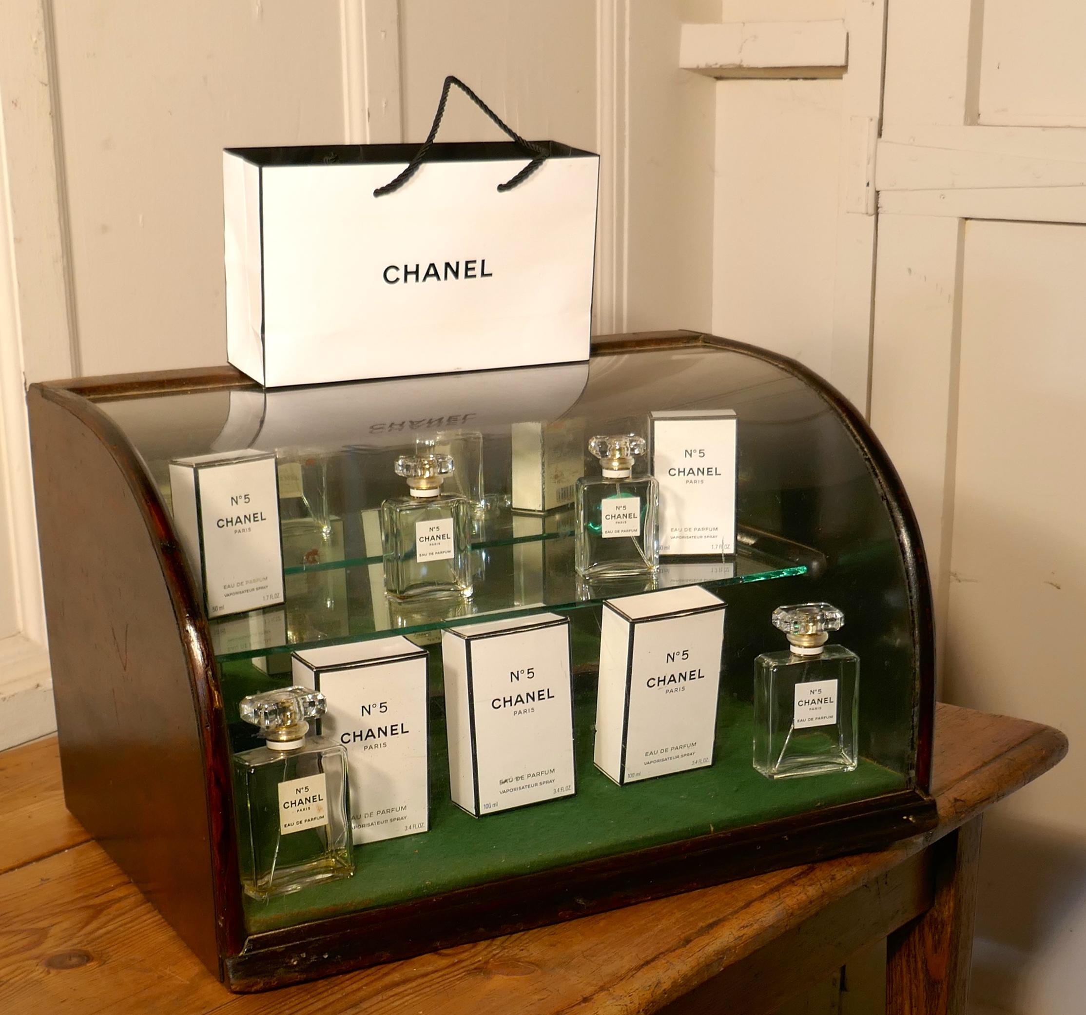 Victorian Curved, Mirrored Shop Display Cabinet 5