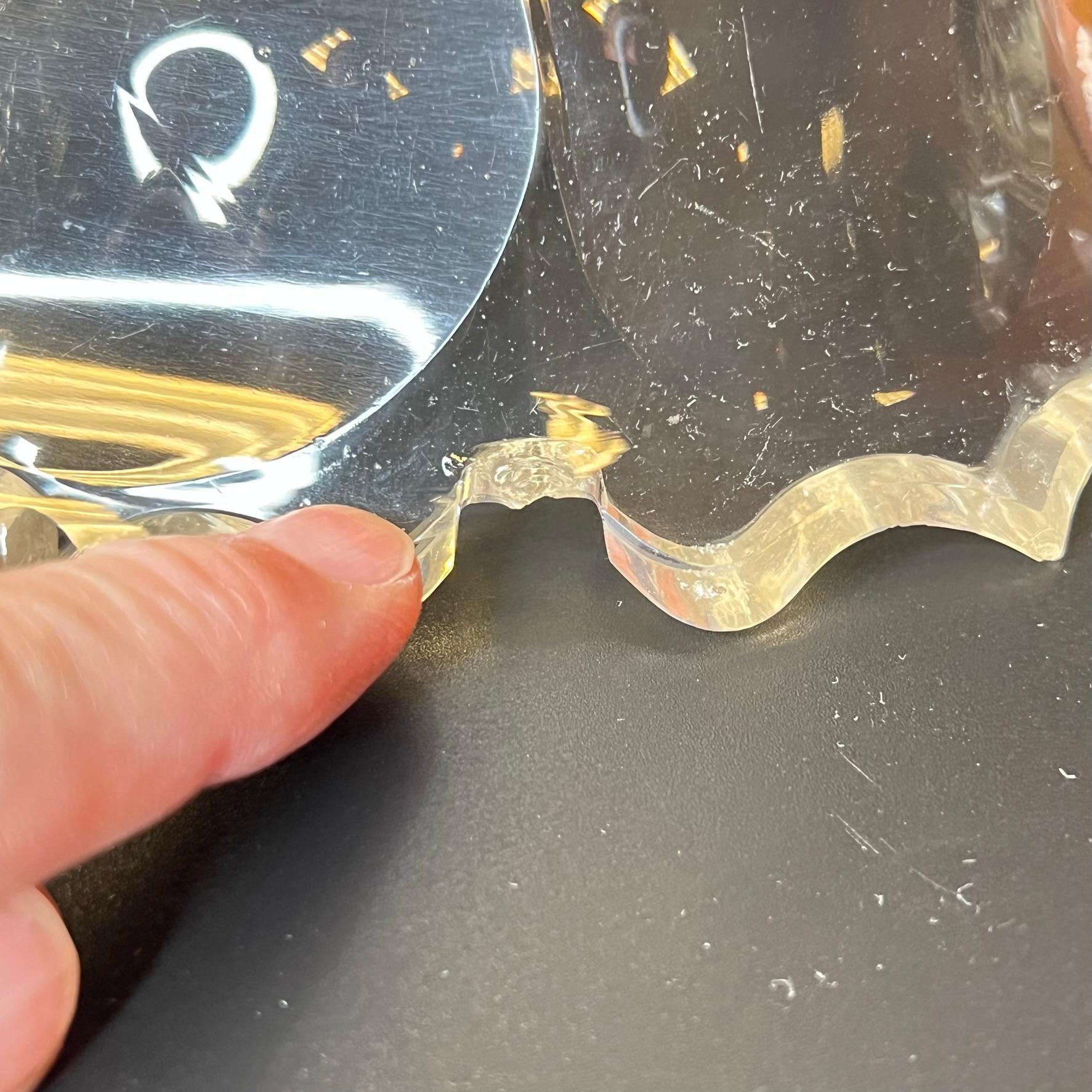 Viktorianischer Tafelaufsatz aus geschliffenem Glas Vase im Angebot 6
