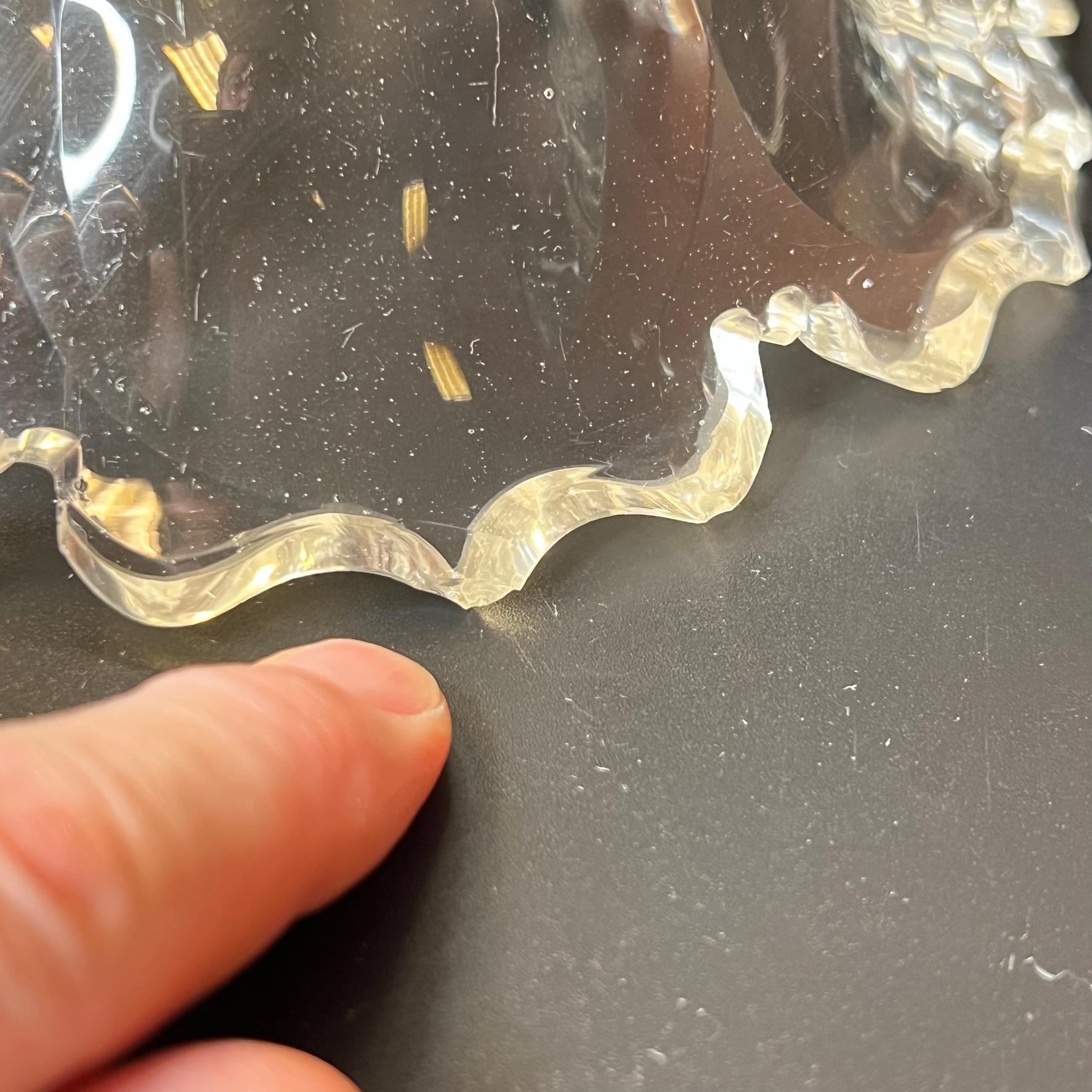 Viktorianischer Tafelaufsatz aus geschliffenem Glas Vase im Angebot 10