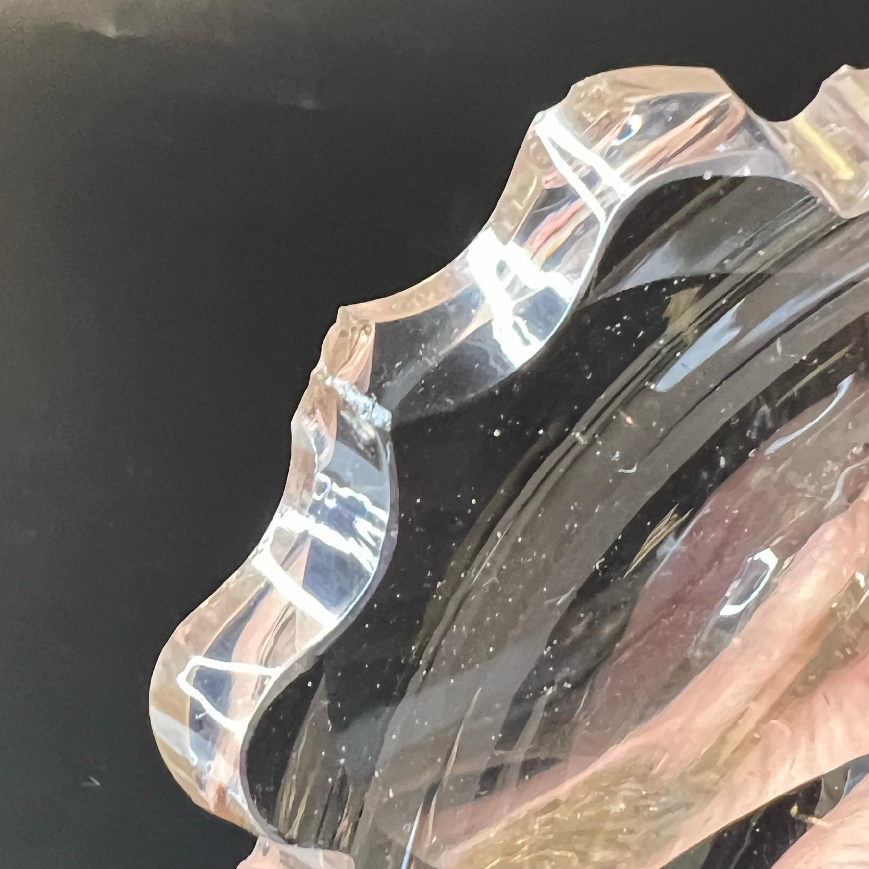 Viktorianischer Tafelaufsatz aus geschliffenem Glas Vase im Angebot 12