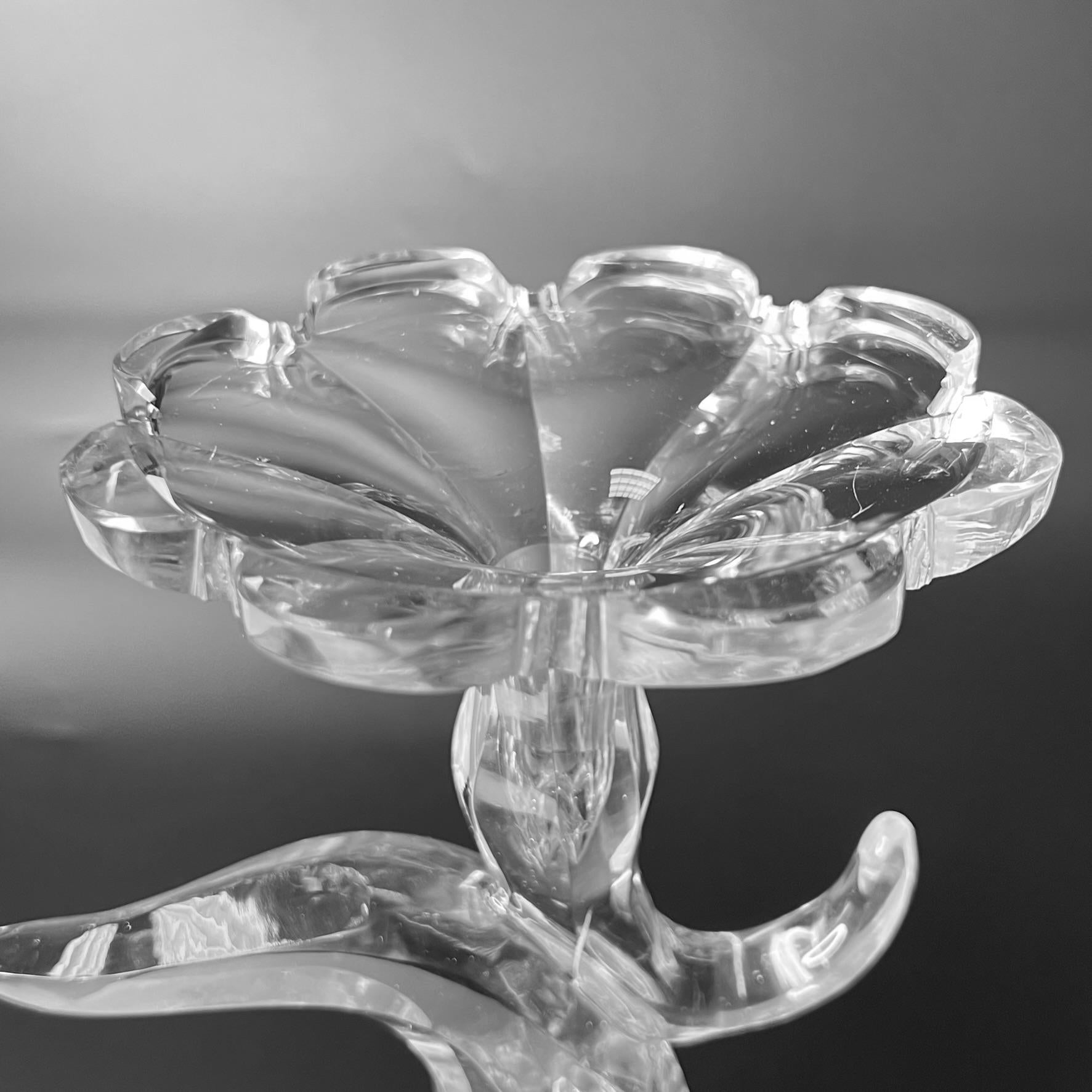 Viktorianischer Tafelaufsatz aus geschliffenem Glas Vase im Angebot 2