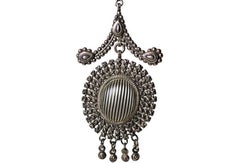 Victorian Cut-Steel Chandelier Earrings