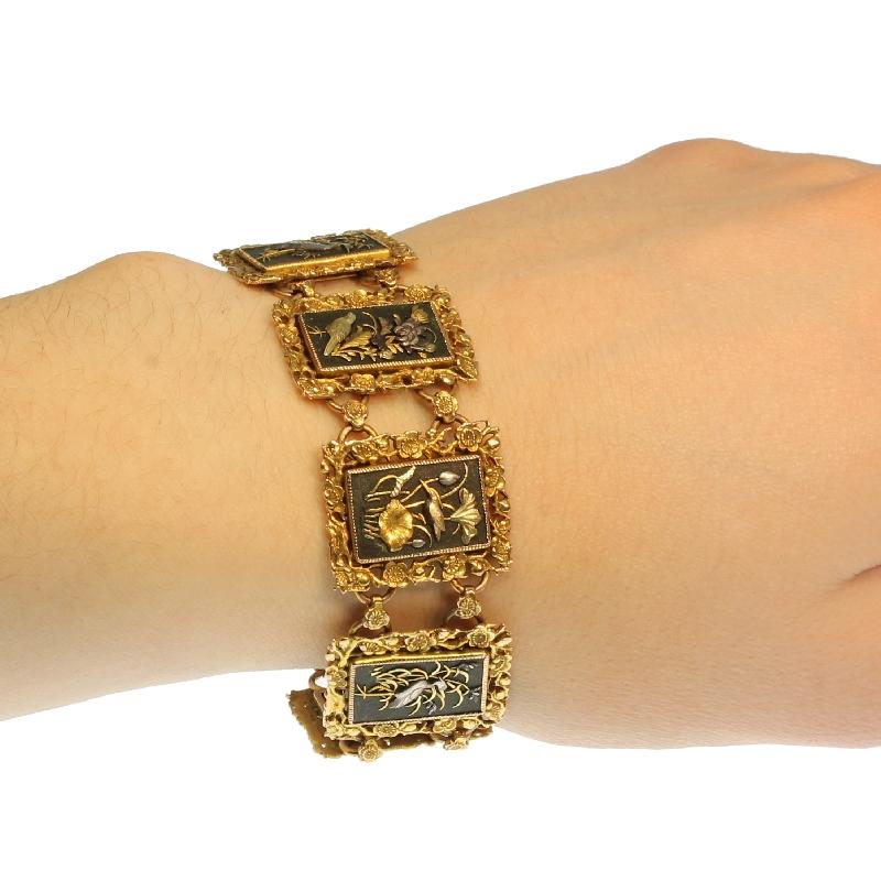 japanese damascene bracelet