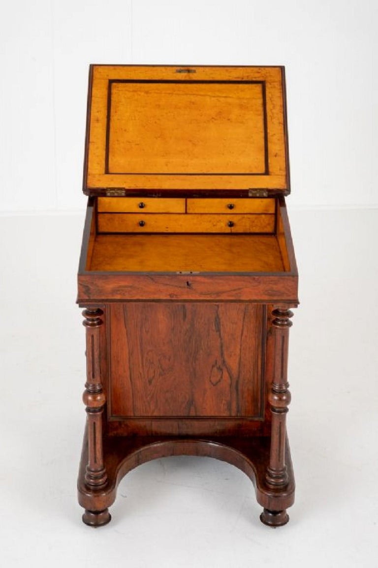 Victorian Davenport Desk Antique, 1850 For Sale at 1stDibs
