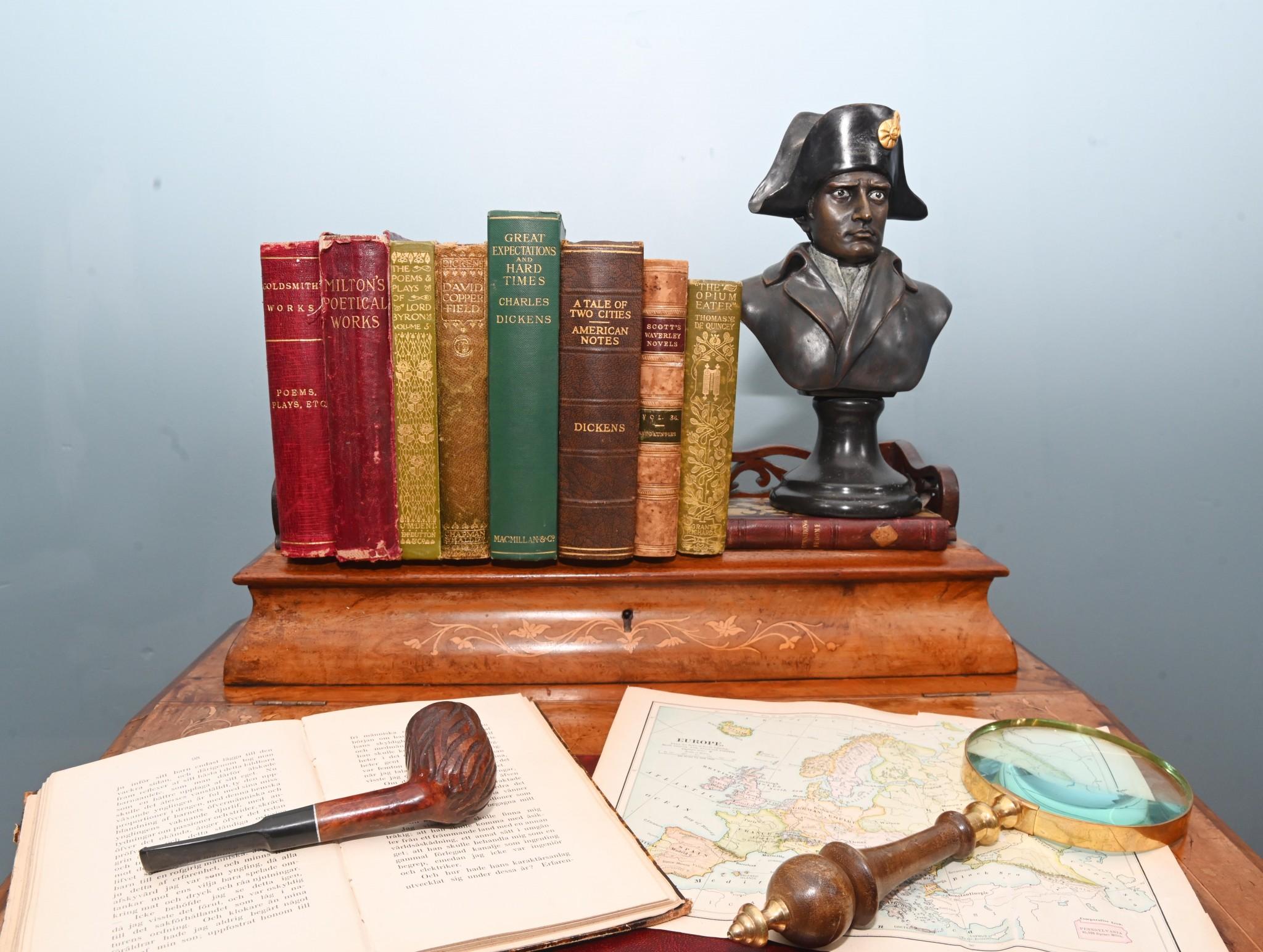 Victorian Davenport Desk Burr Walnut 1860 For Sale 11