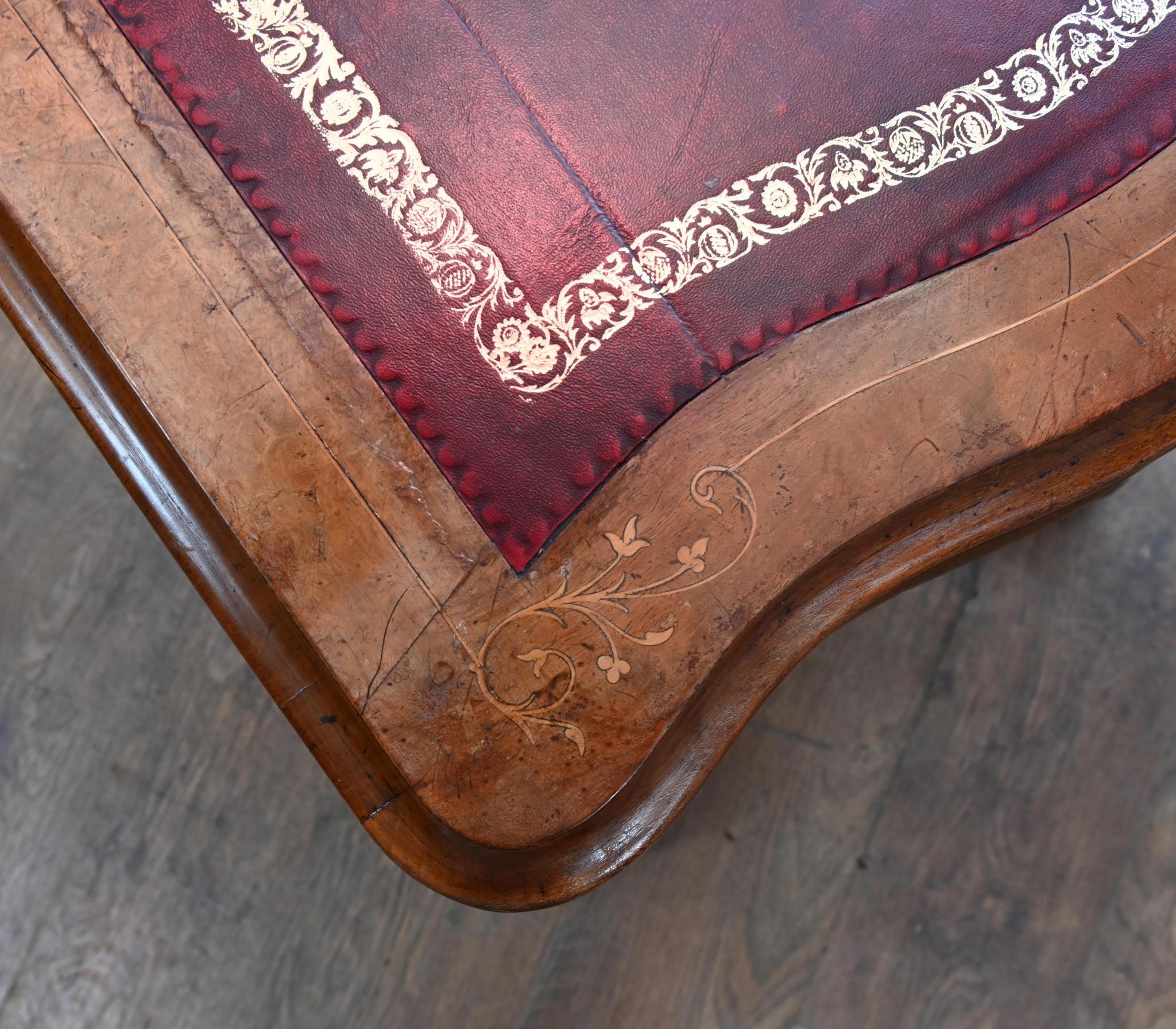 Victorian Davenport Desk Burr Walnut 1860 For Sale 4