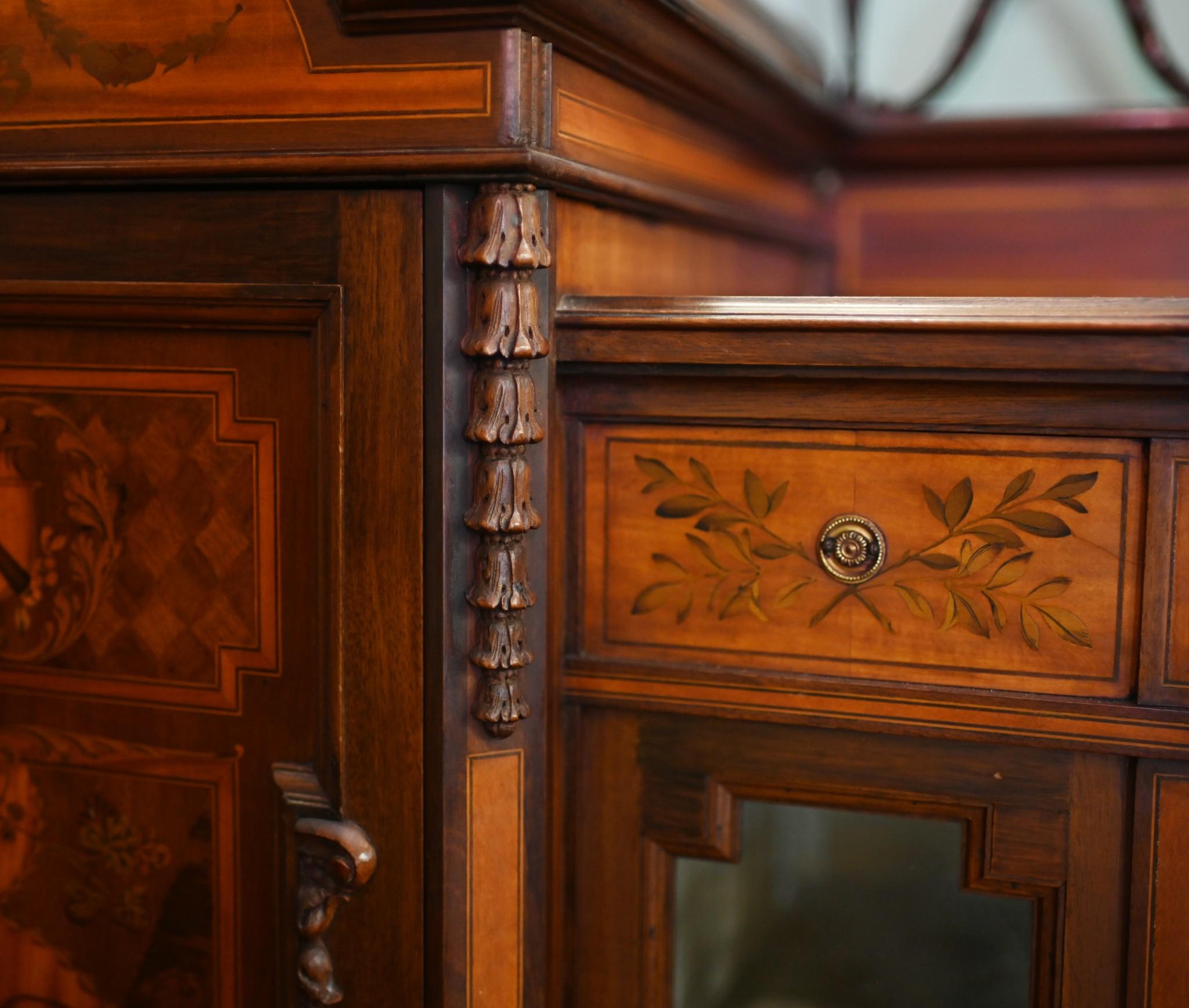 Victorian Davenport Desk Burr Walnut 1880 For Sale 15