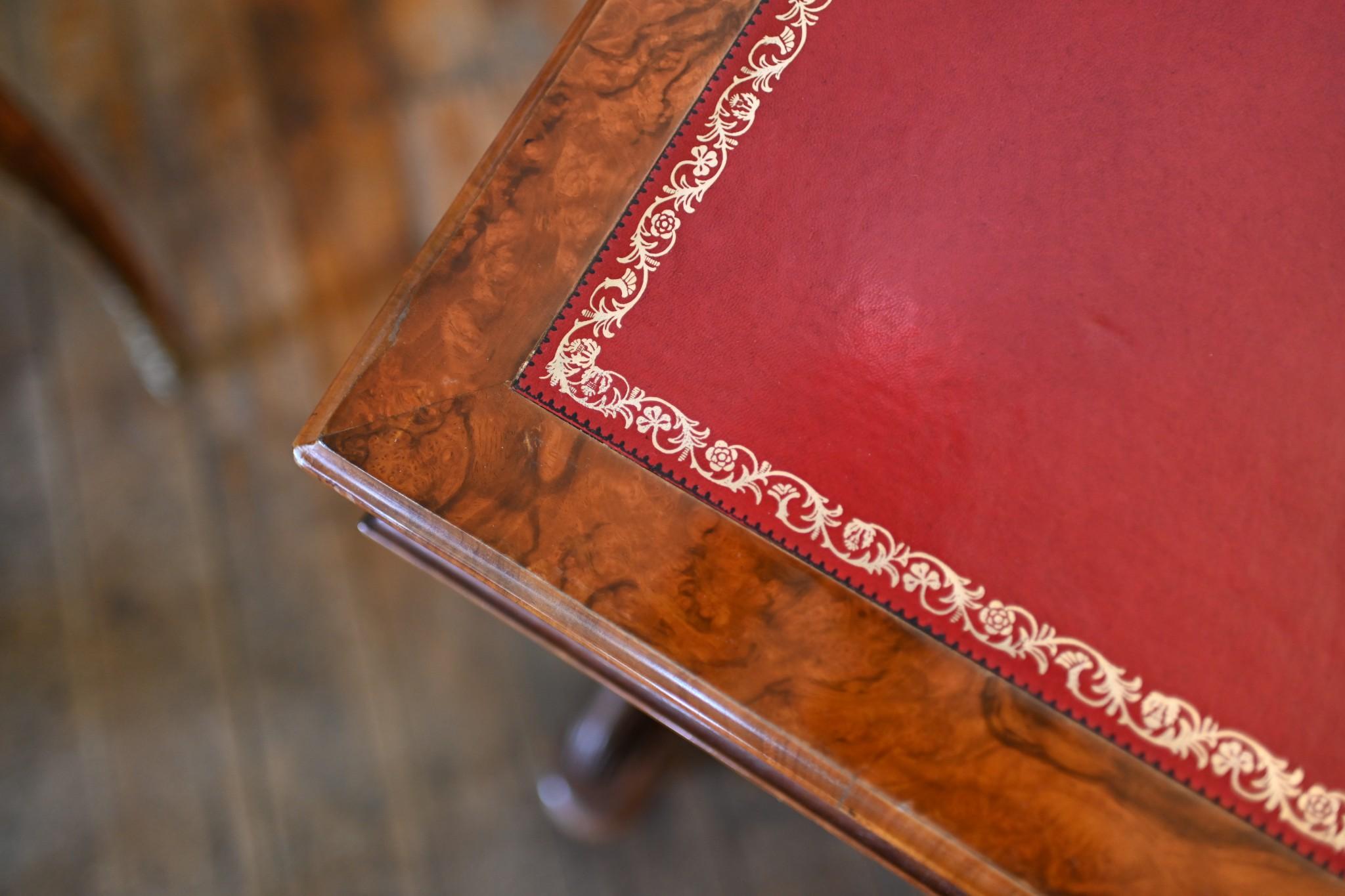 Late 19th Century Victorian Davenport Desk Burr Walnut 1880 For Sale