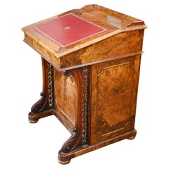 Victorian Davenport Desk Burr Walnut 1880