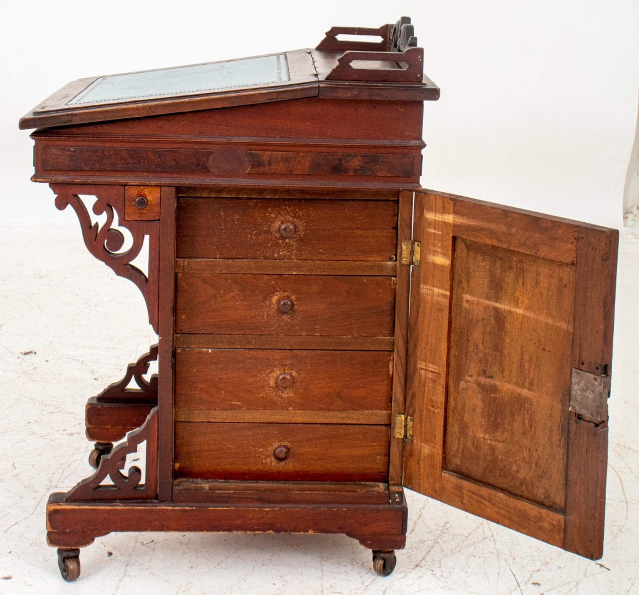 Victorian Davenport Desk For Sale at 1stDibs