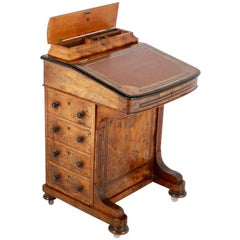 Viktorianischer Davenport-Schreibtisch