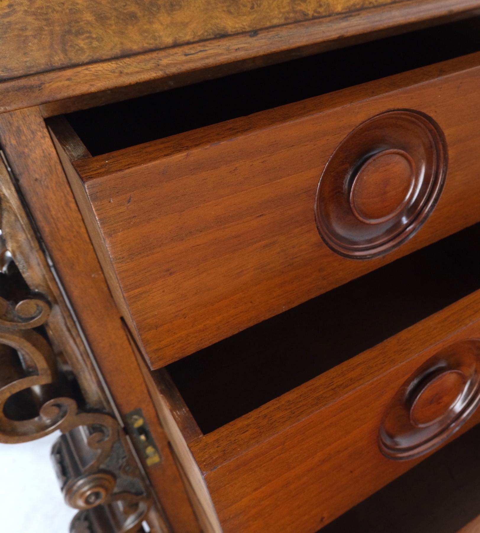Victorian Davenport Desk Lift Top Pop Up Mechanism Concealed File Compartment  For Sale 2