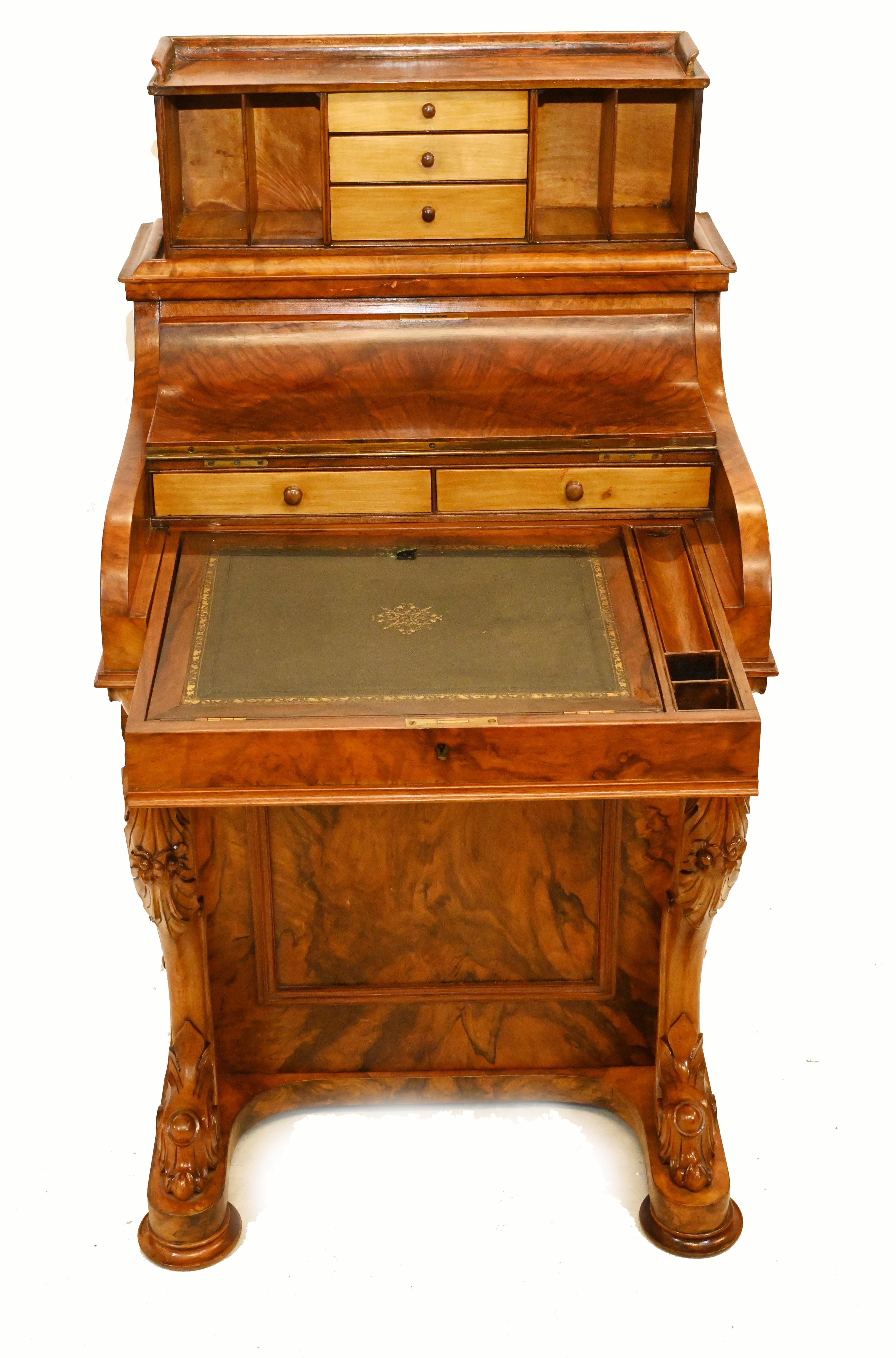 Victorian Davenport Desk Piano Top Pop Up Mechanism, 1860 2