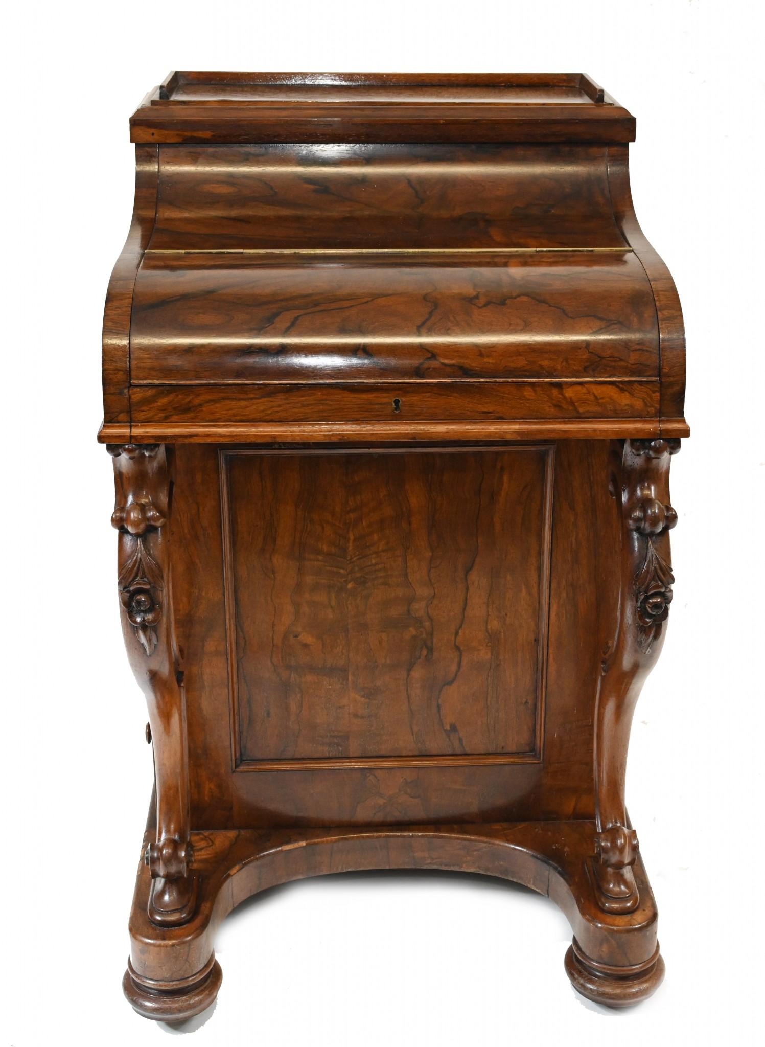 Victorian Davenport Desk Pop Up Mechanism, 1860 4