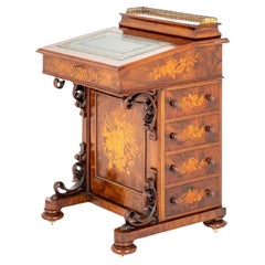 Antique Victorian Davenport Desk Walnut, 1860