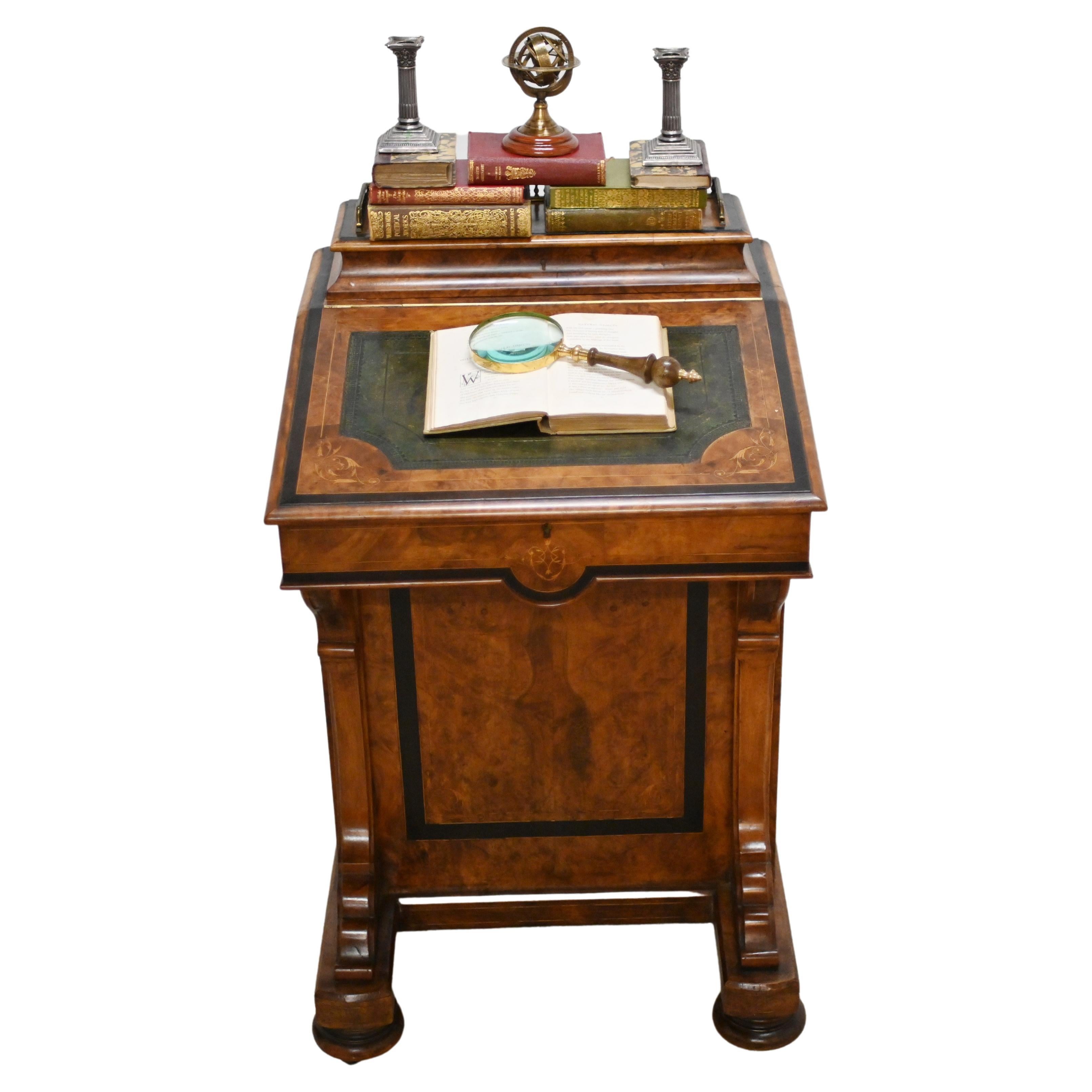 Victorian Davenport Desk Walnut 1880