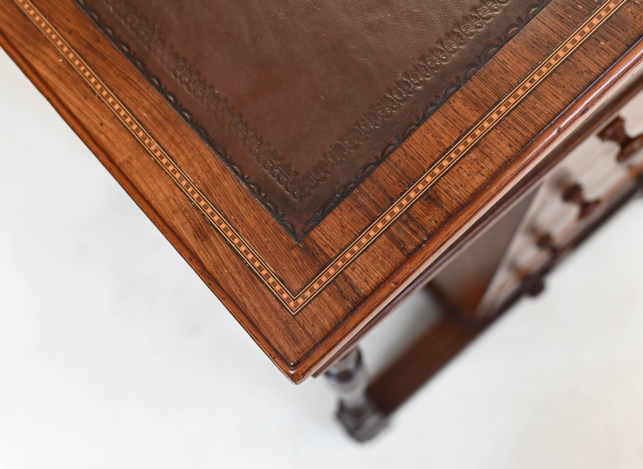 Victorian Davenport Mahogany Desk 1880 1