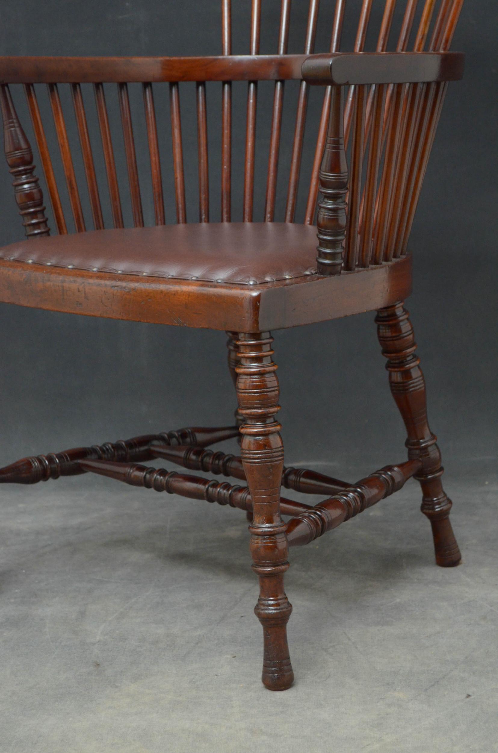 19th Century Victorian Desk Chair in Mahogany