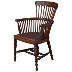 Victorian Desk Chair in Mahogany