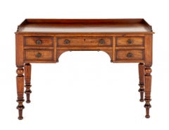 Victorian Desk Mahogany Writing Table, 1860