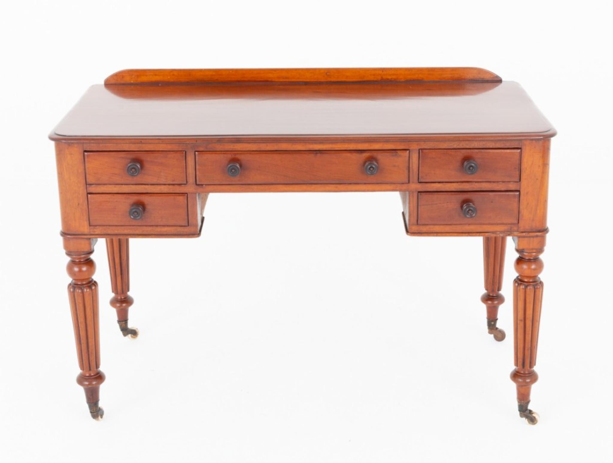 Bureau Victorien Table à écrire en acajou 1860 Bon état - En vente à Potters Bar, GB